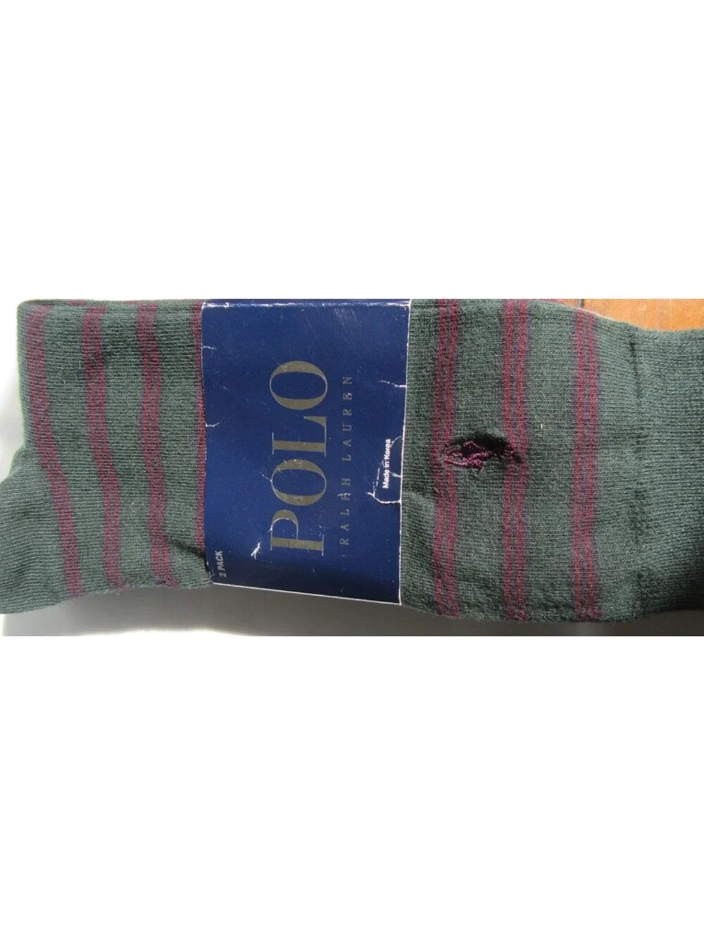 Polo Ralph Lauren Mens Trouser Dress Socks Hunter Green and Bordeaux 2 pack